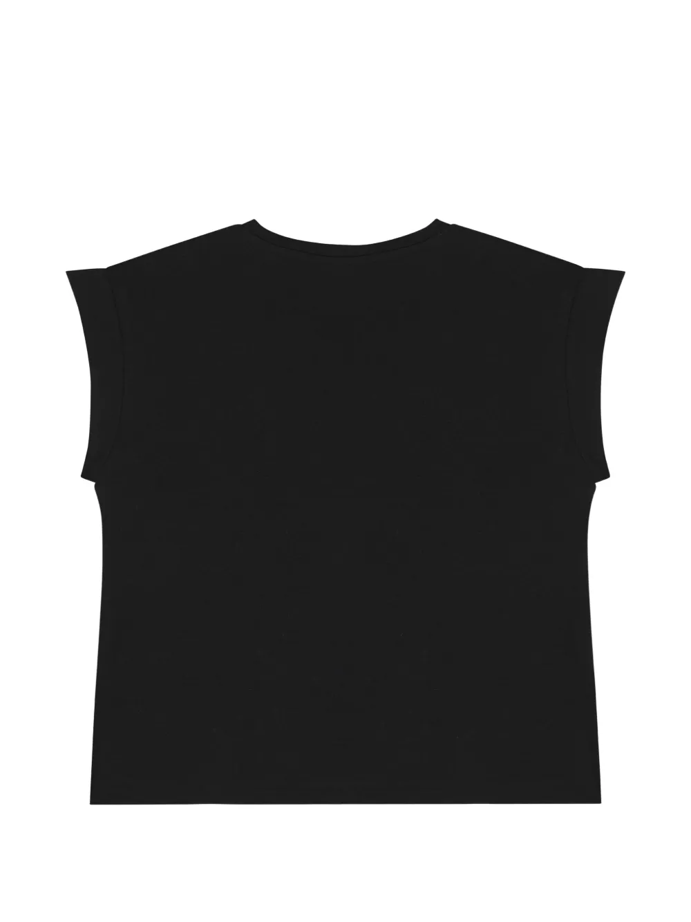 Guess Triangle-embellished Top In Black