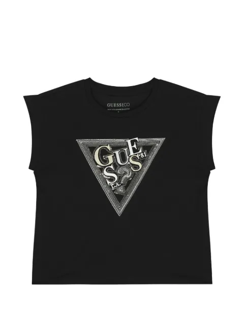 guess kids top con detalles triangulares