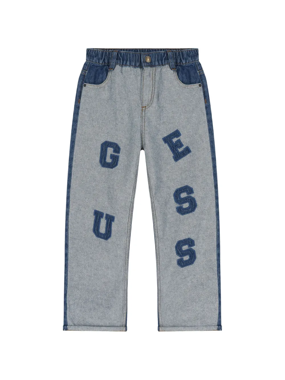 guess kids belt-loop pocket jeans - Blu