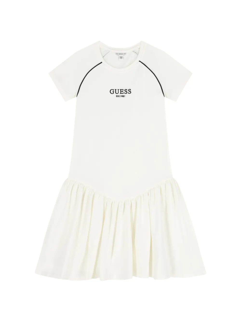 guess kids Abito con ruches - Toni neutri
