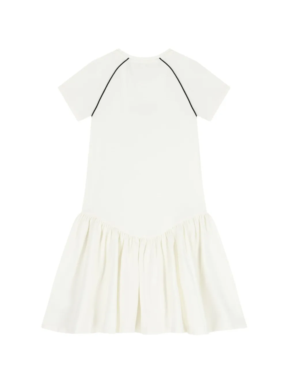  Guess Kids Piped Ruffled Dress - Neutrals 