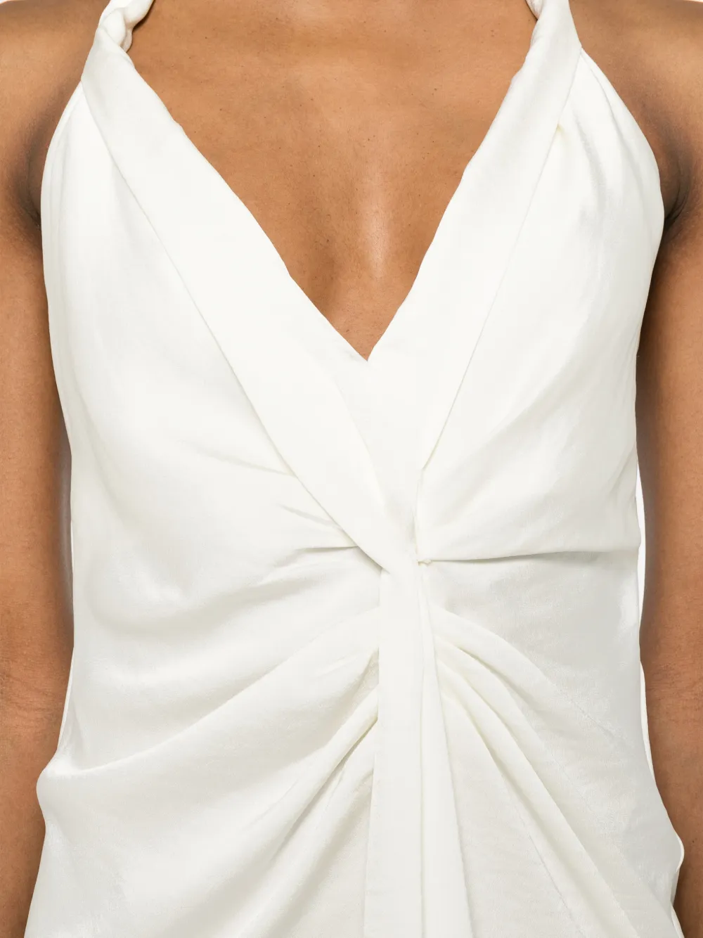 Twisted Halterneck Maxi Dress