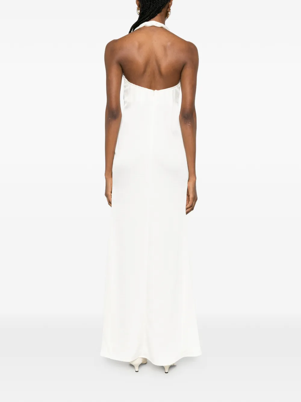 Twisted Halterneck Maxi Dress