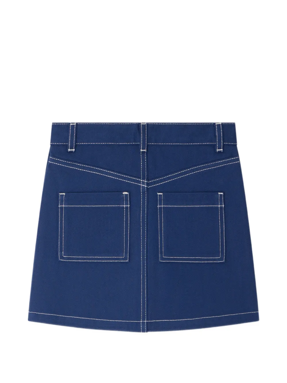 Bonpoint x Maison Kitsuné Laurine rok met borduurwerk en knopen Blauw