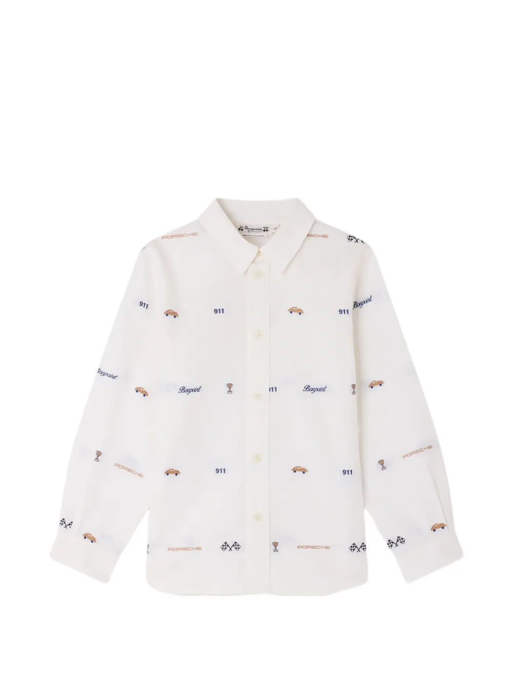 Bonpoint x Porsche Camicia Daho - Bianco
