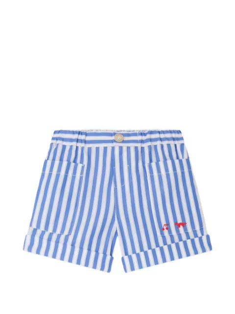 Bonpoint x Maison Kitsuné Nateo striped shorts