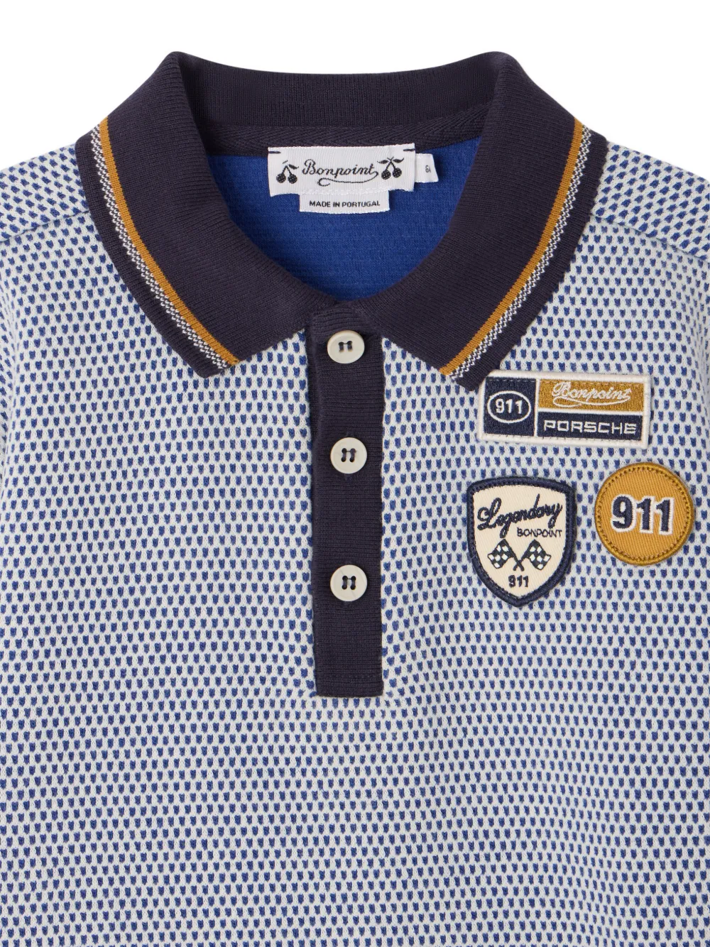  Bonpoint X Porsche Edric Polo Shirt - Blue 