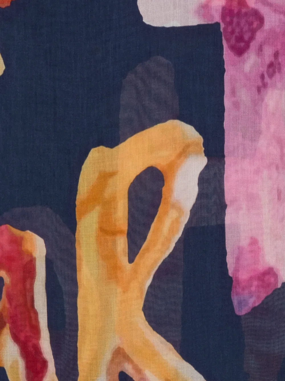 Faliero Sarti Open Up sjaal met print Blauw