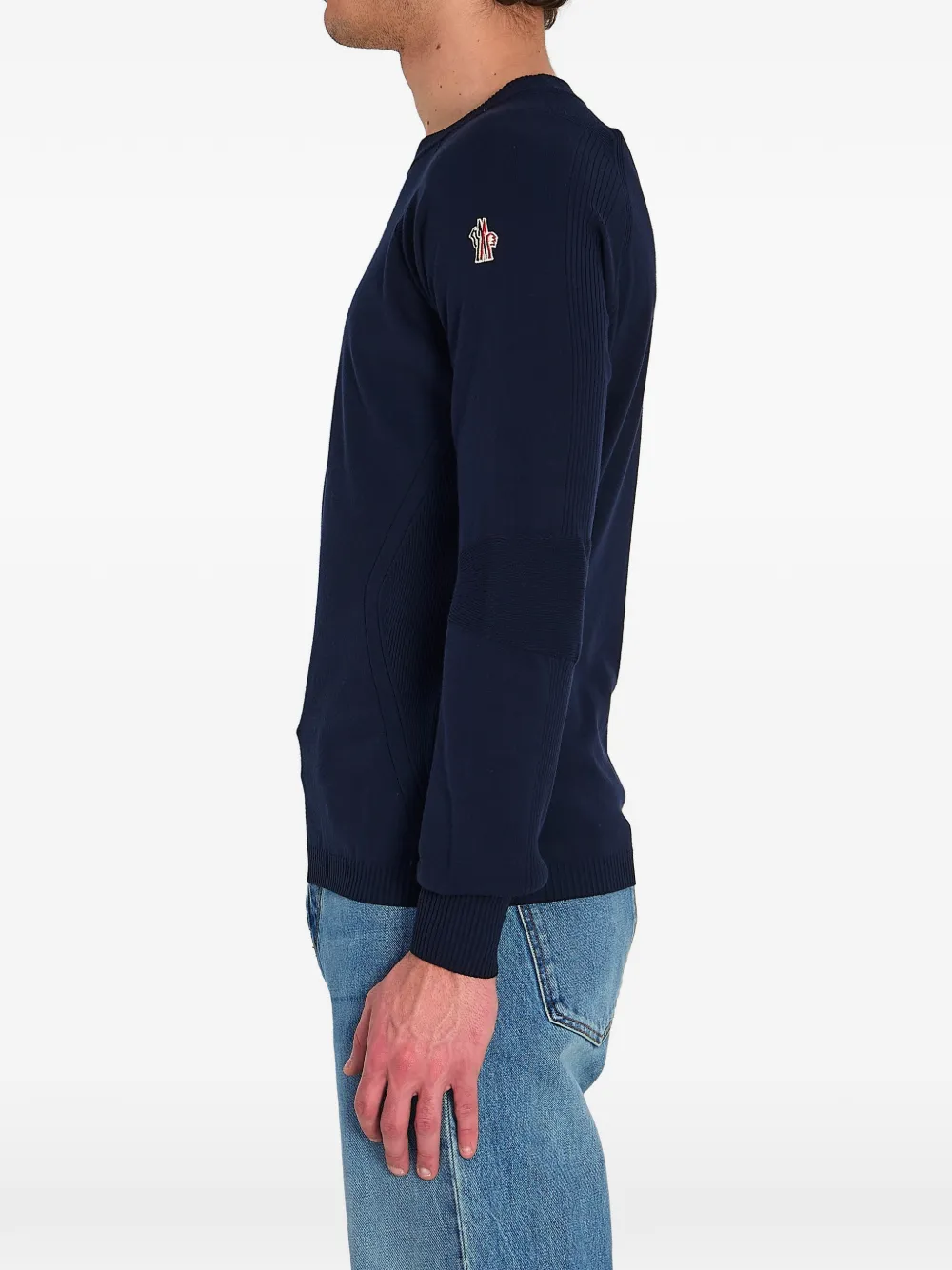 Moncler Grenoble Geribbelde trui Blauw