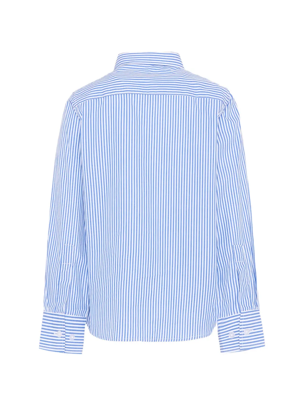  Trussardi Junior Striped Long-sleeve Shirt - Blue 