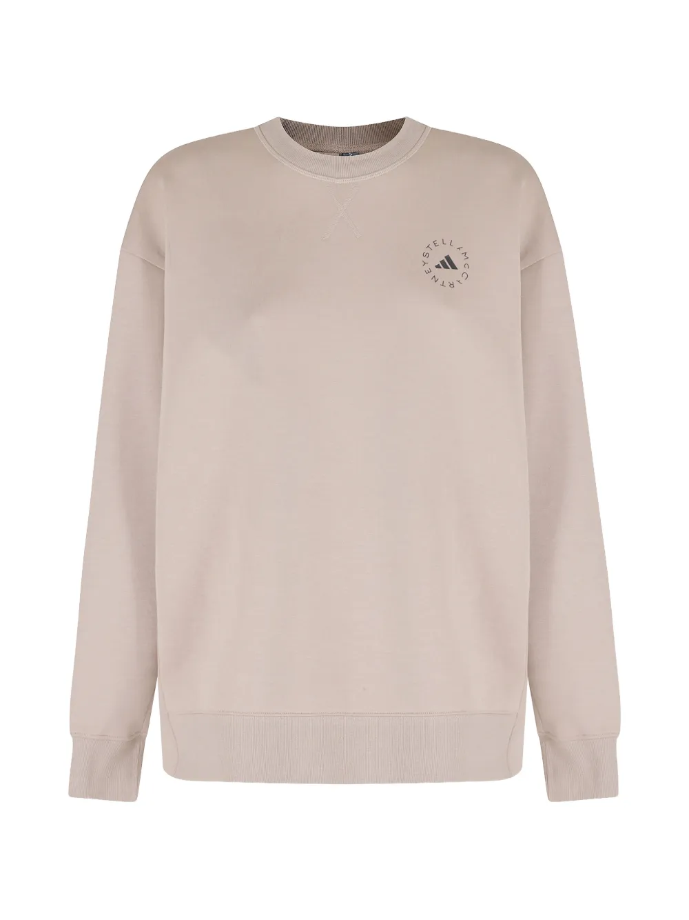 adidas x Stella McCartney loose cotton sweatshirt - Toni neutri