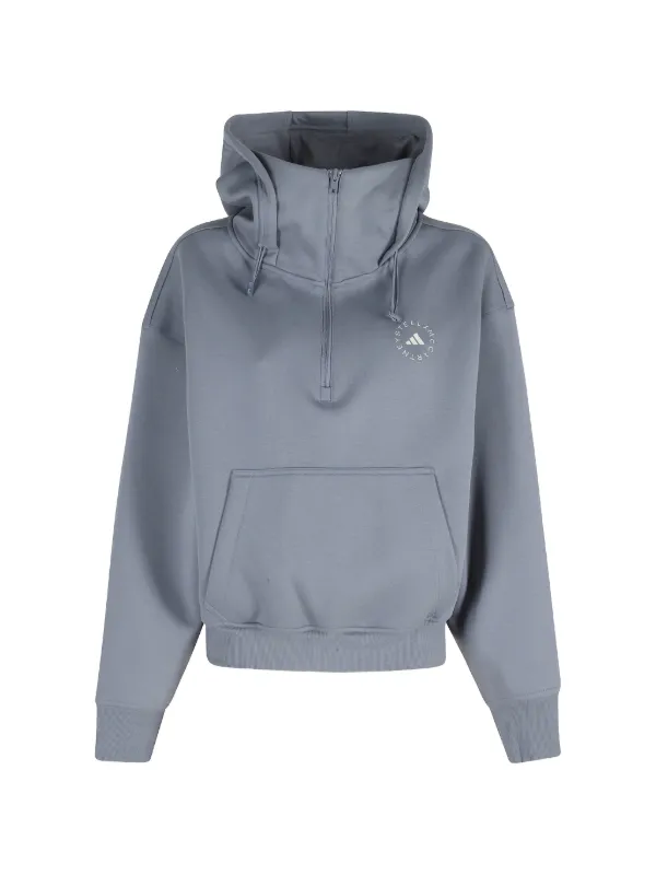 Adidas By Stella McCartney ハーフジップ パーカー | ブルー