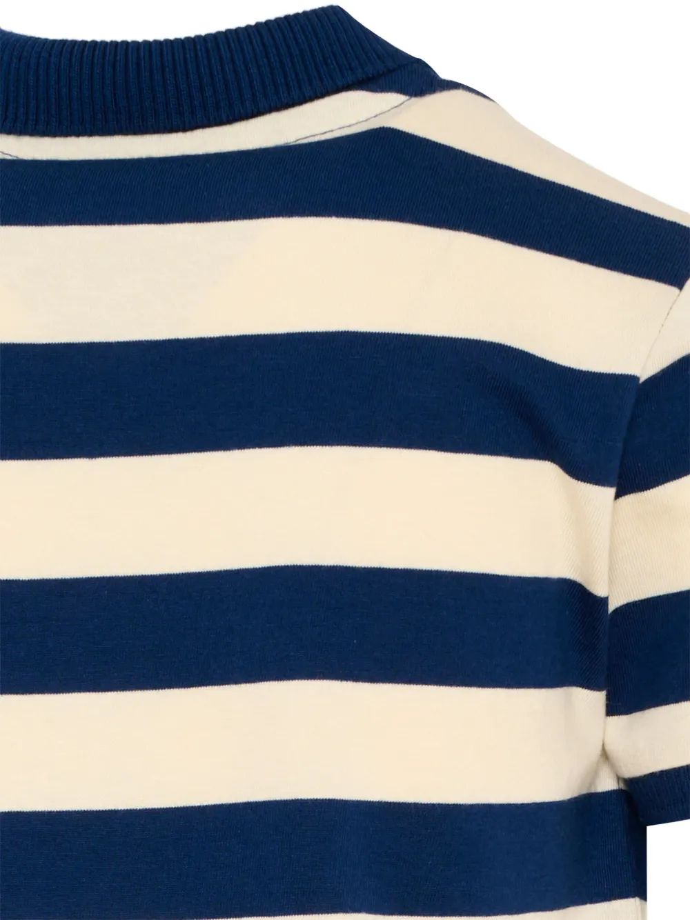 TRUSSARDI JUNIOR Gestreept poloshirt en shorts set Blauw