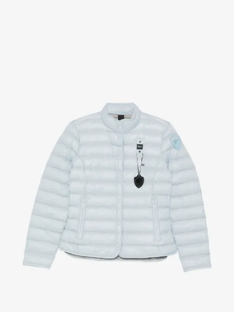Blauer logo-patch quilted jacket