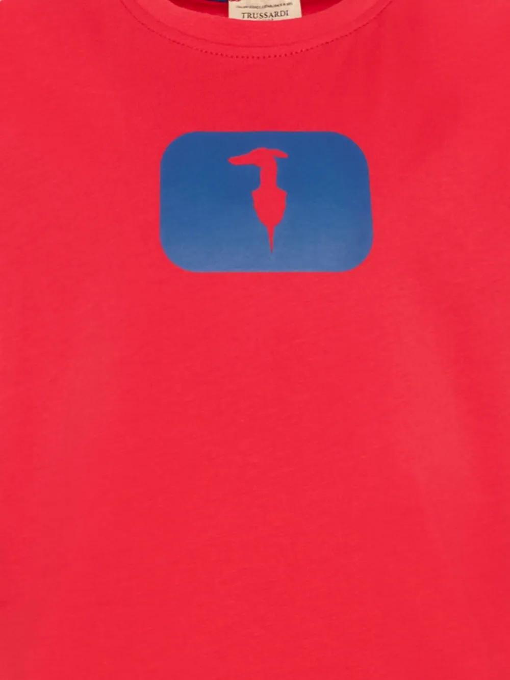  Trussardi Junior Logo-print Short-sleeve T-shirt - Red 