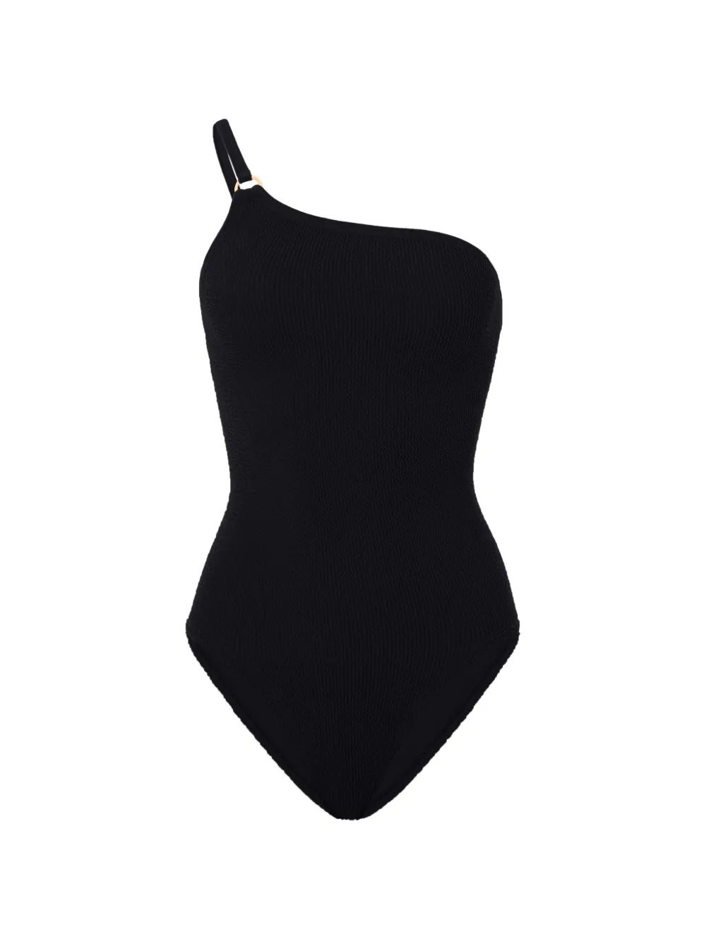 Hunza G Clara one-shoulder swimsuit - Schwarz