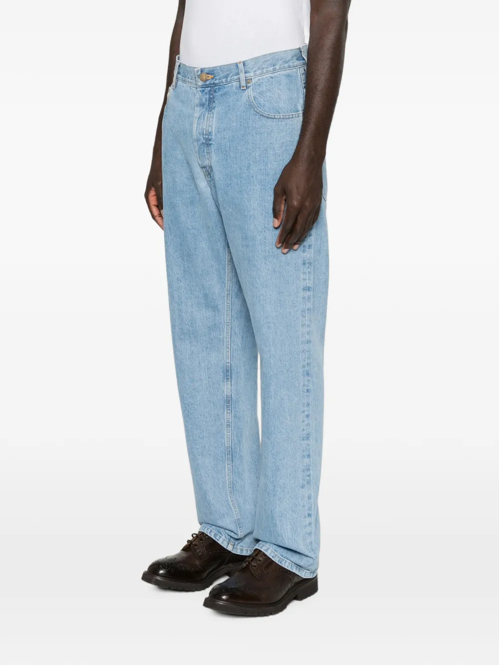 Thom Browne Selvedge denim broek Blauw