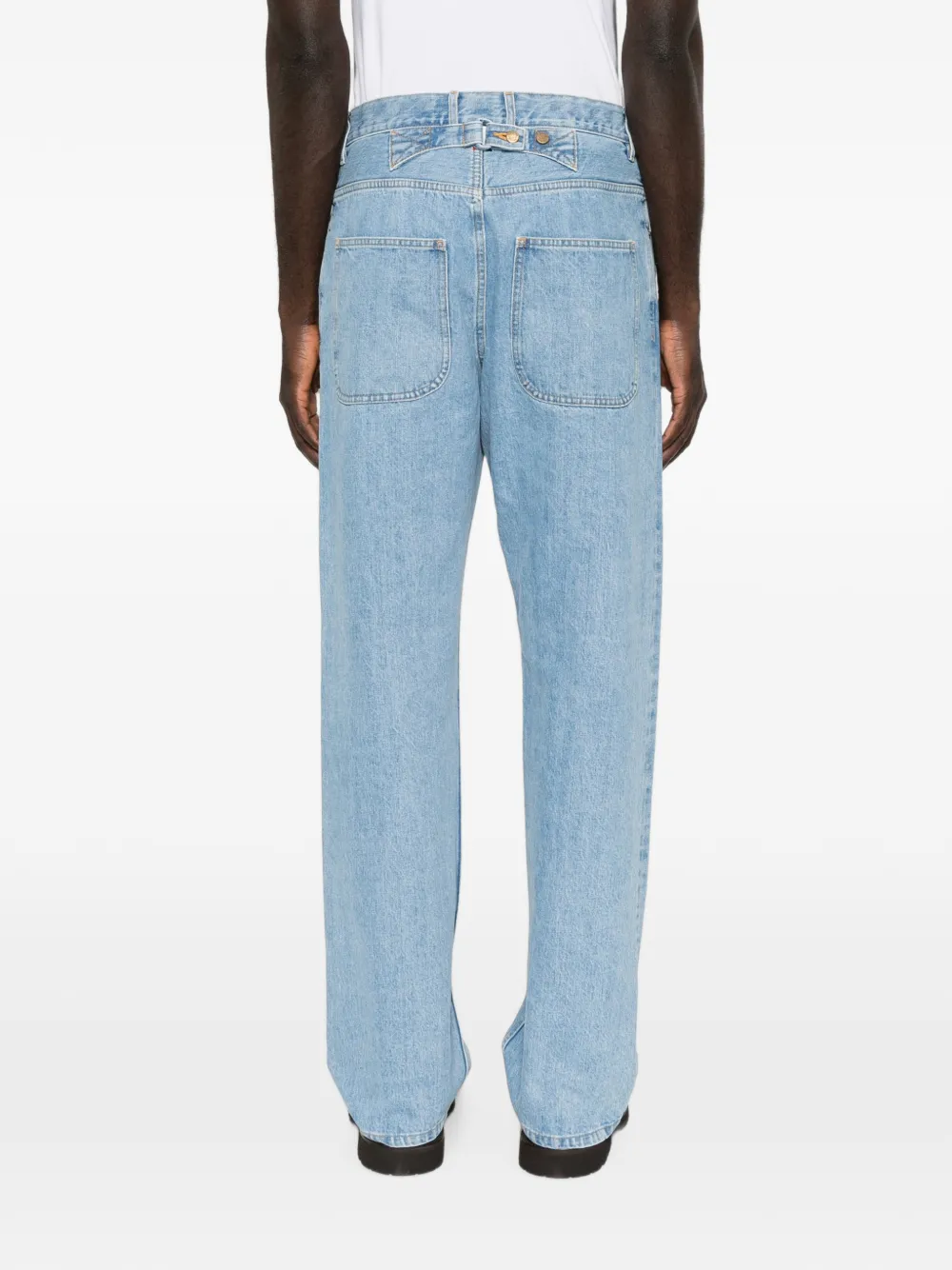 Thom Browne Selvedge denim broek Blauw