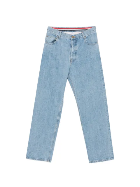 Thom Browne five-pocket buckle-strap jeans