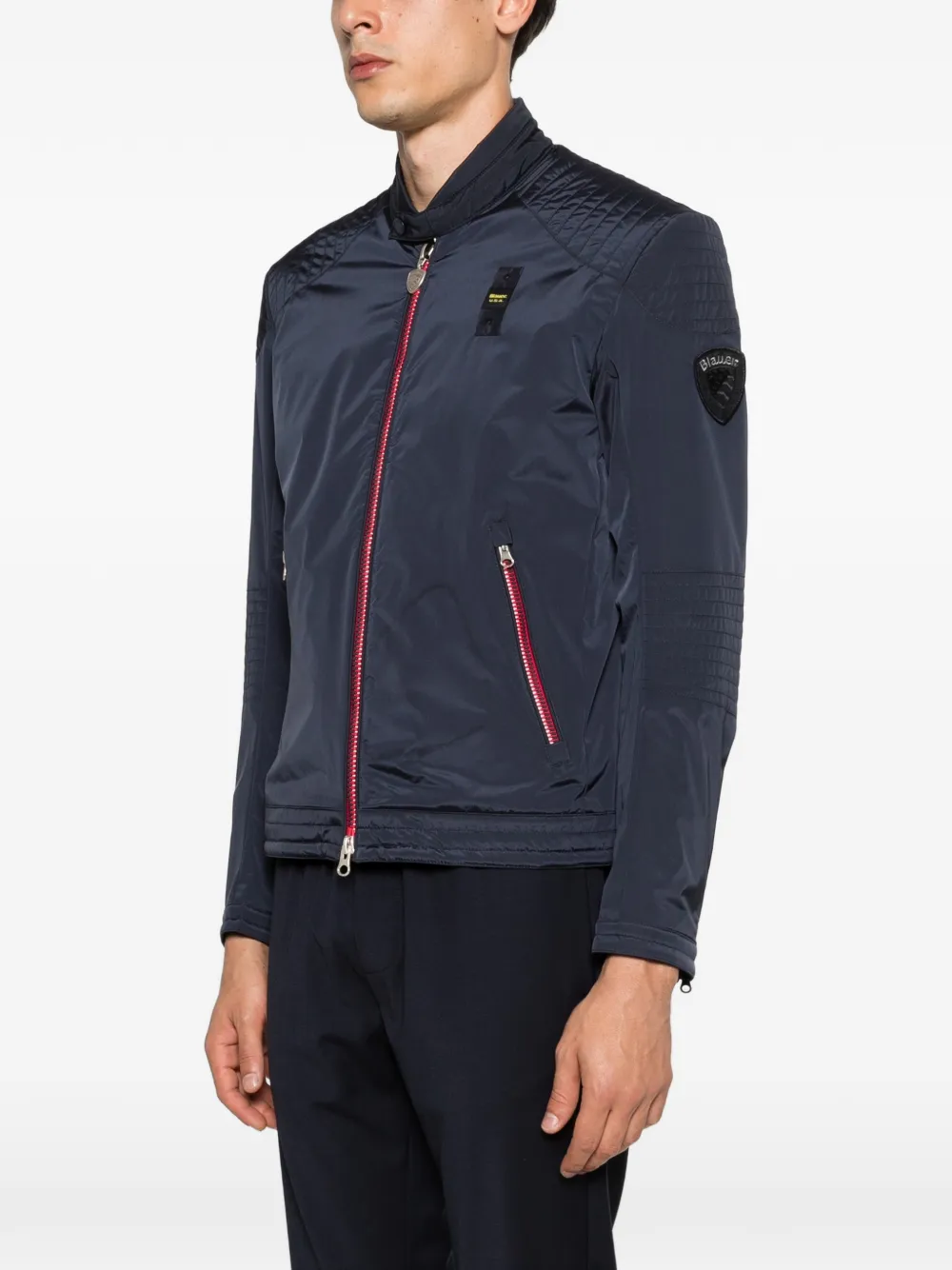  Blauer Thayer Quilted Zip Jacket - Blue 
