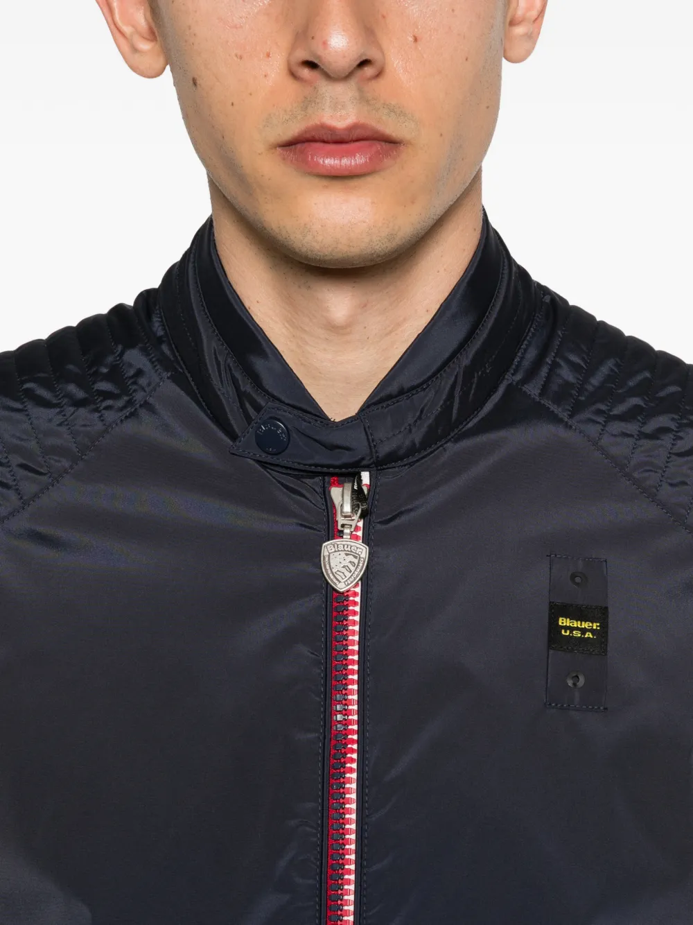 Blauer Thayer gewatteerd jack met rits Blauw