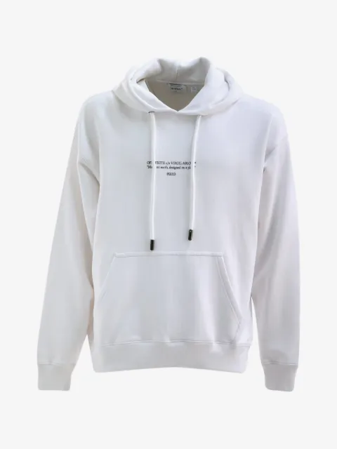Off-White logo-detail hoodie 