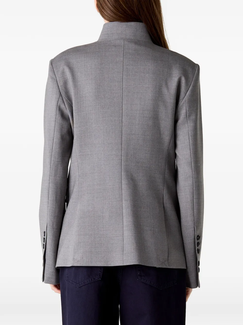  Twp The Double Take Button Front Jacket - Grey 