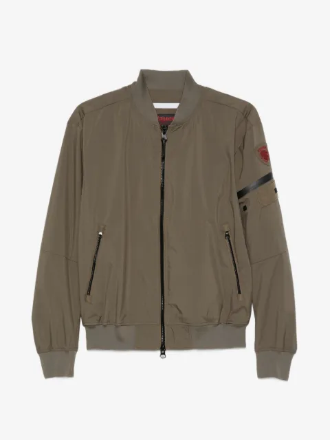 Blauer Giacca con zip