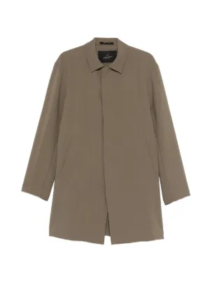 L'impermeabile New Dean Waxed raglan-sleeve Coat | Green | FARFETCH HU