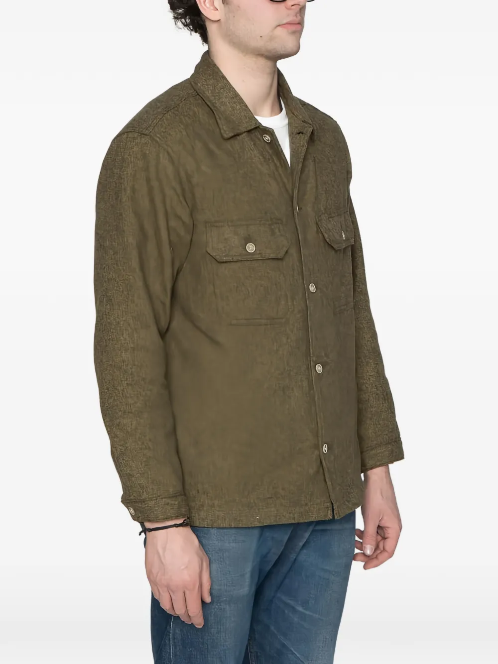 Work Herringbone Shirt