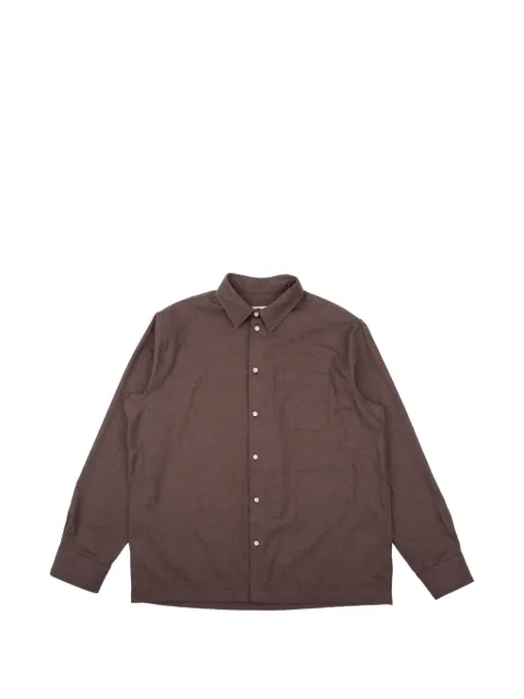 Naked and Famous True twill chest-pocket shirt