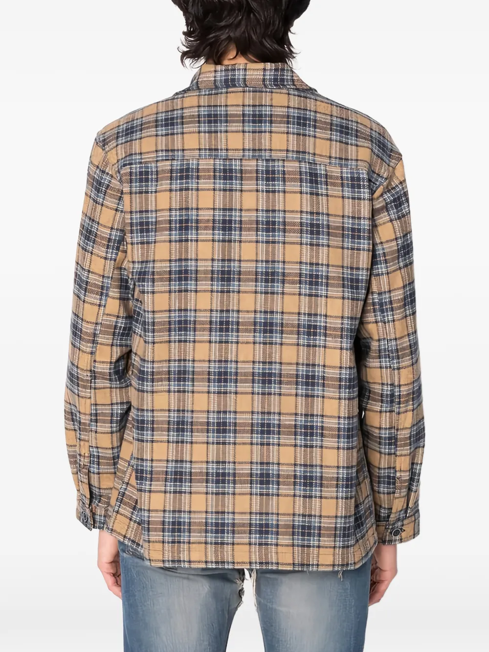 Work Flap-Pocket Flannel Shirt