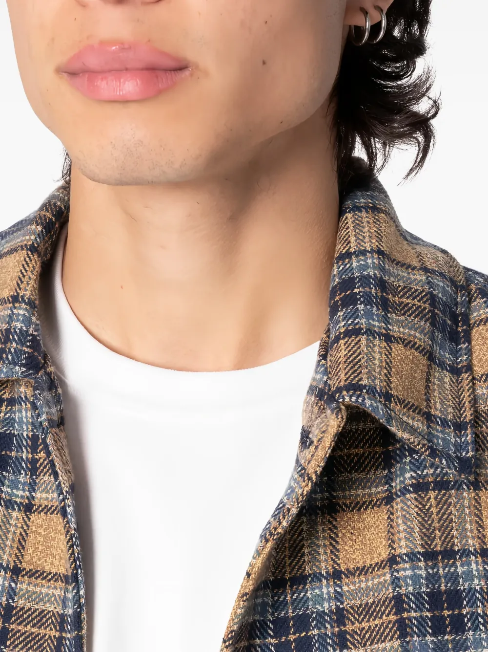 Work Flap-Pocket Flannel Shirt