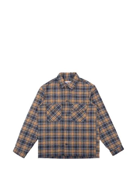 Naked and Famous Work flap-pocket flannel shirt