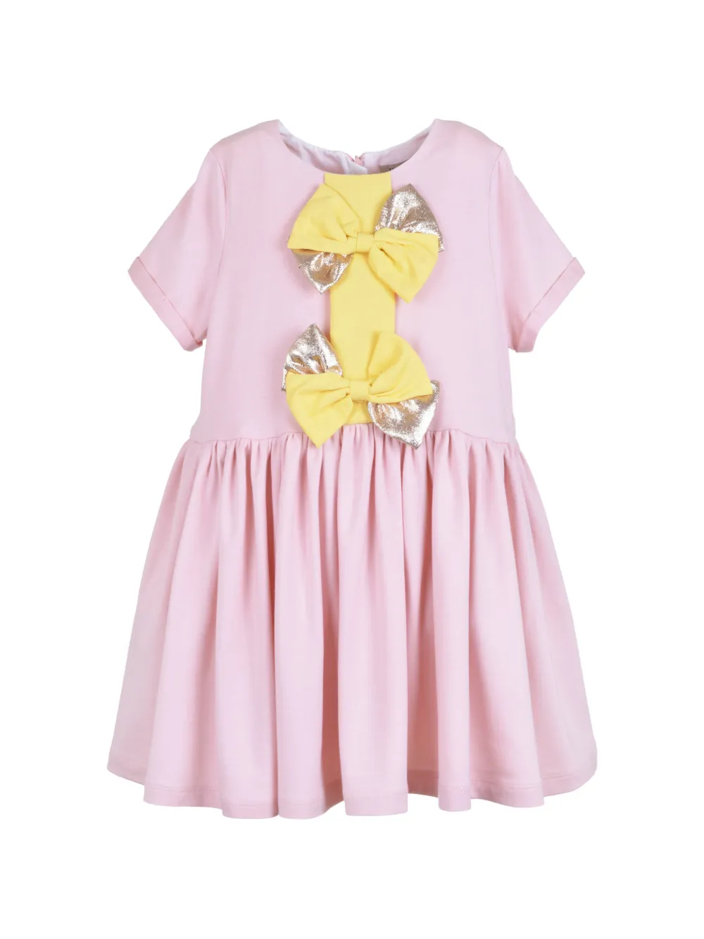 Hucklebones London bow-detail flared dress - Rosa