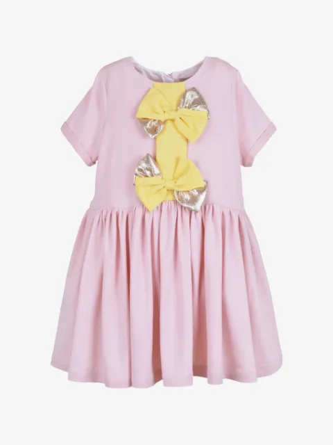Hucklebones London vestido acampanado con detalle de moño