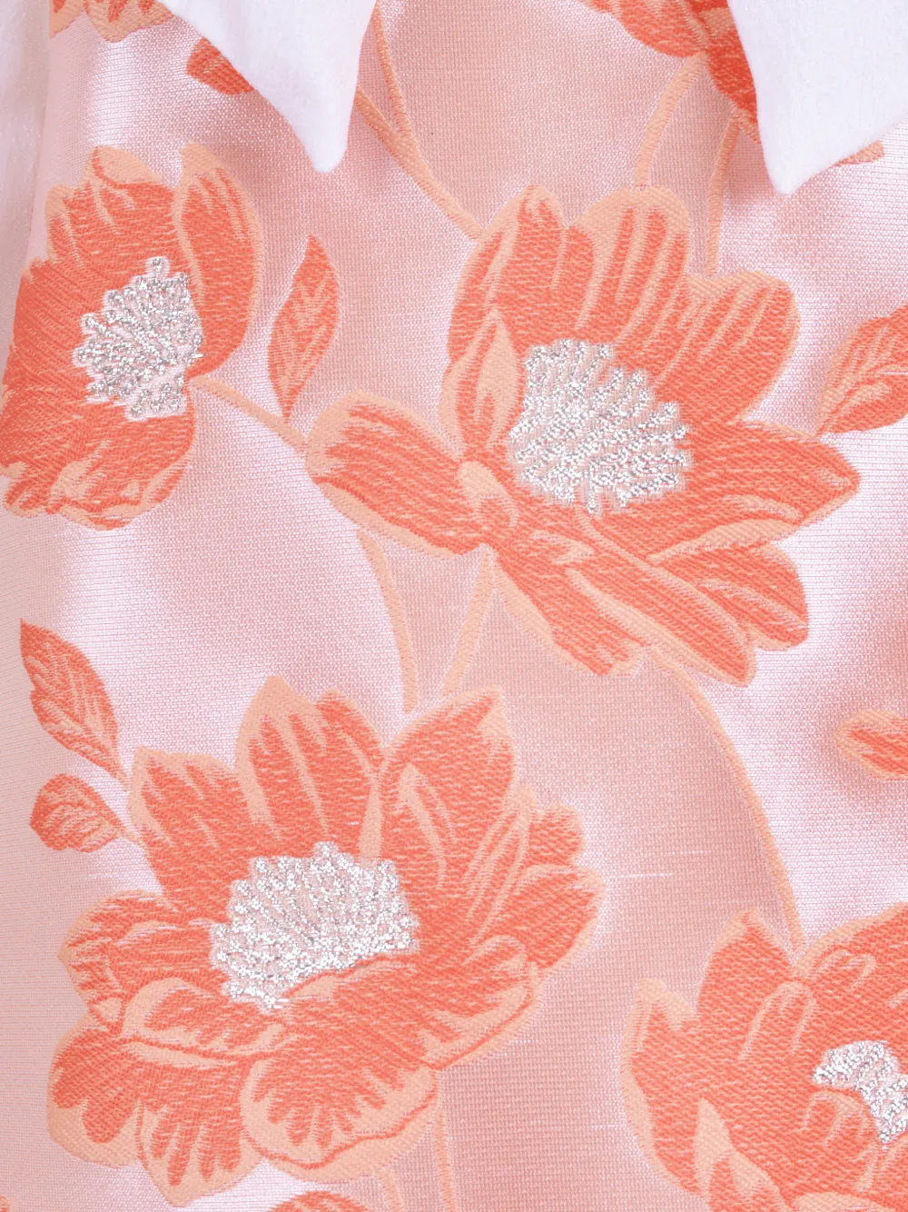 Hucklebones London Shiftjurk met pofmouwen en strikdetail Roze