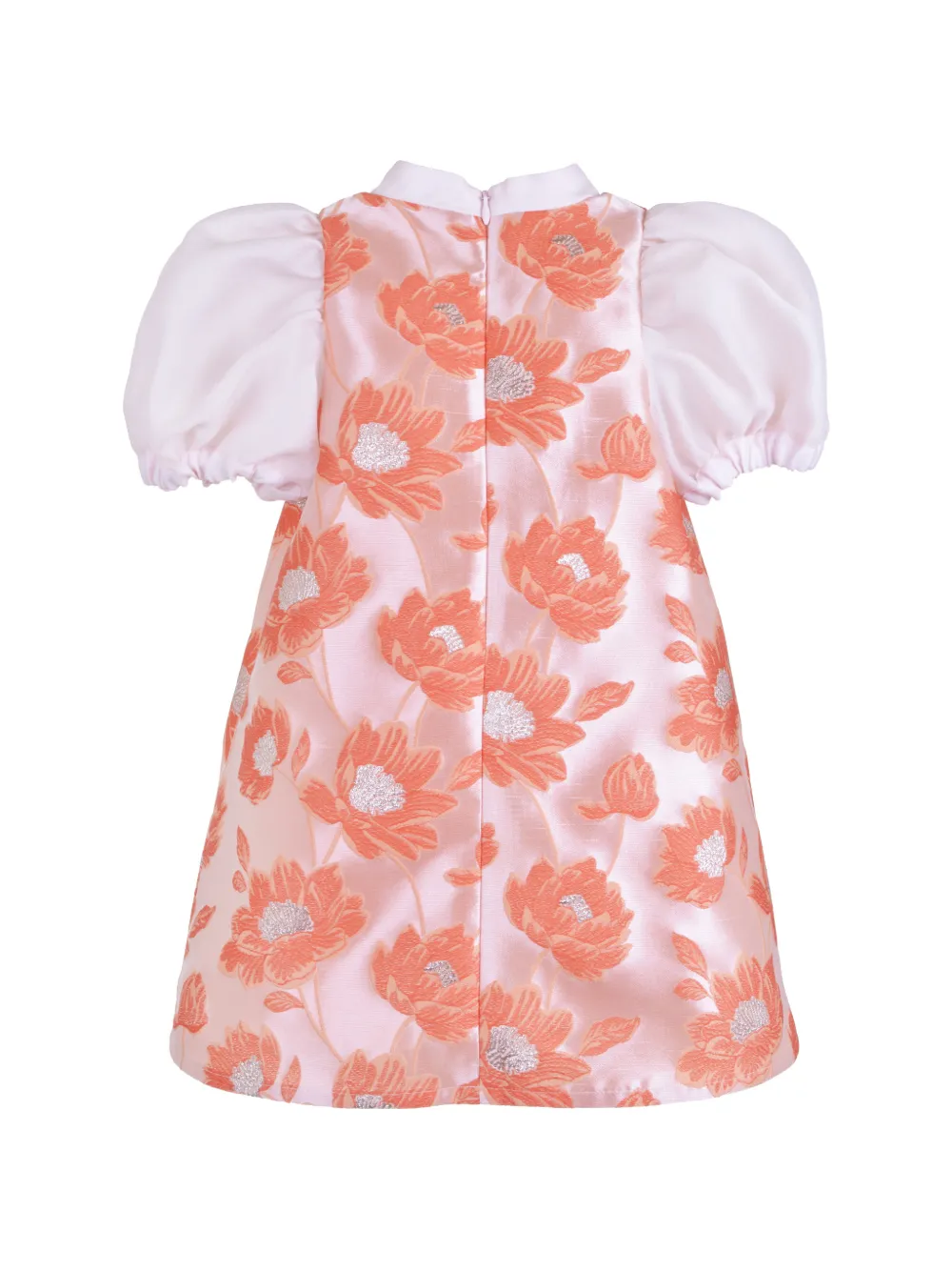 Hucklebones London Shiftjurk met pofmouwen en strikdetail Roze