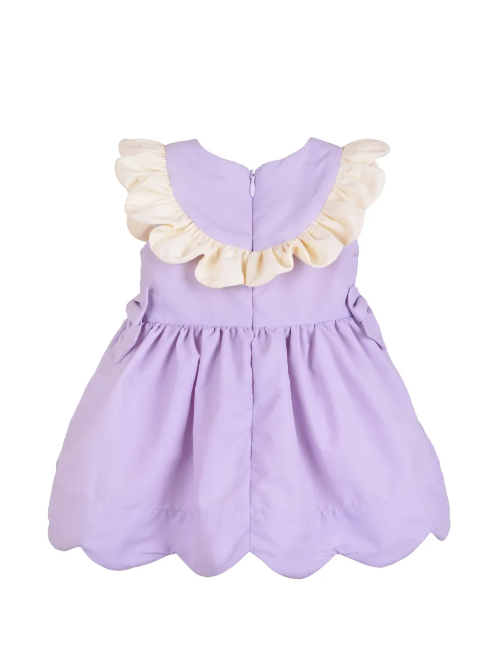  Hucklebones London Scalloped Ruffled Dress - Purple 