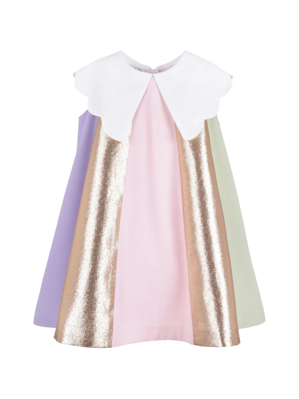 Hucklebones London colour-block A-line dress - Rosa