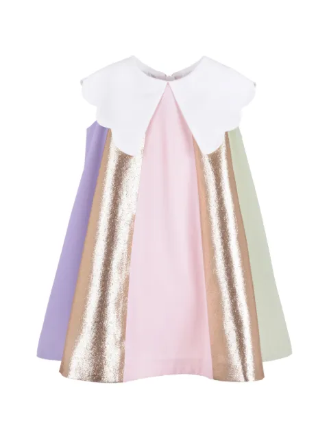 Hucklebones London colour-block A-line dress