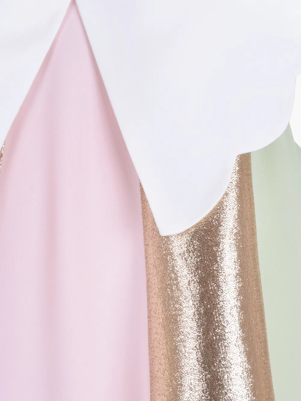 Hucklebones London A-lijn jurk met colourblocking Roze