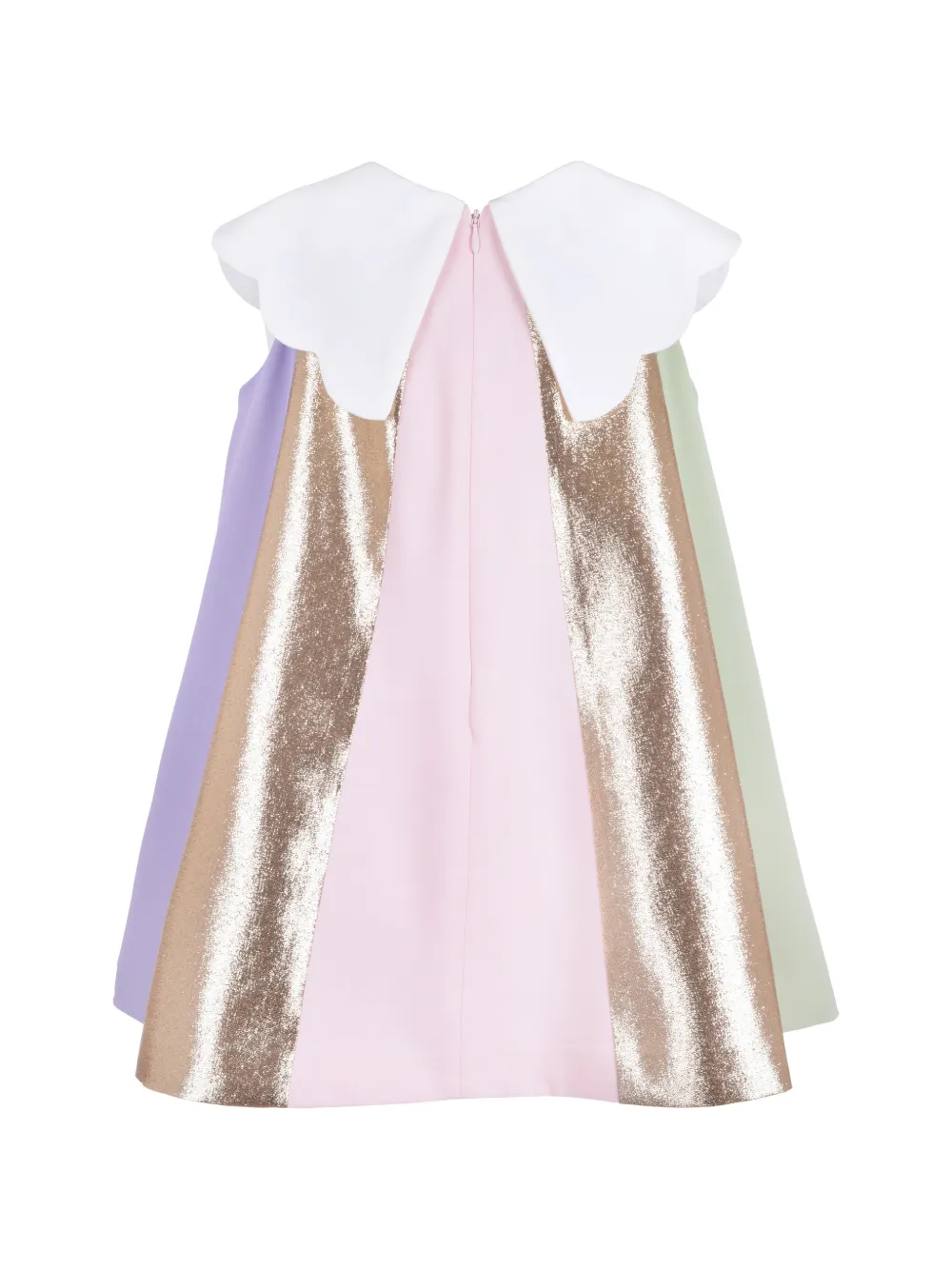 Hucklebones London A-lijn jurk met colourblocking Roze