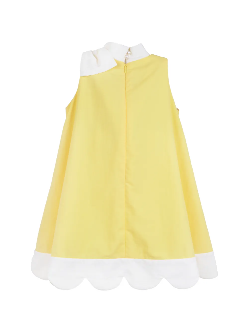  Hucklebones London Scalloped A-line Dress - Yellow 