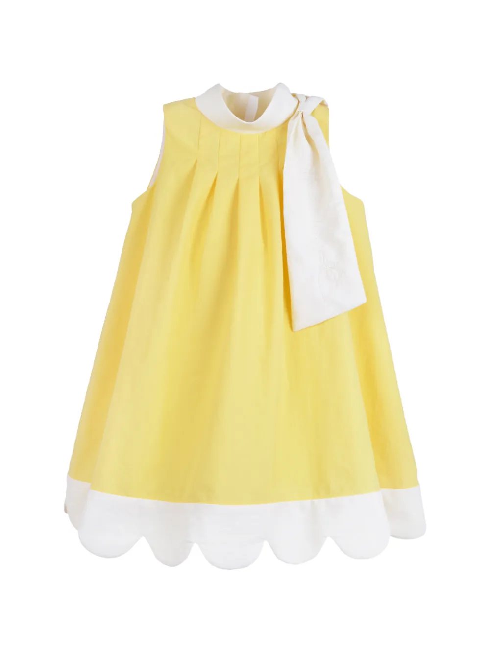 Hucklebones London scalloped A-line dress - Giallo