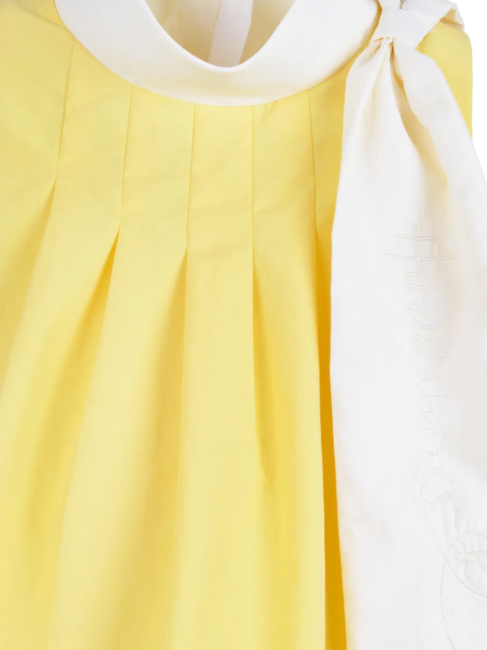  Hucklebones London Scalloped A-line Dress - Yellow 