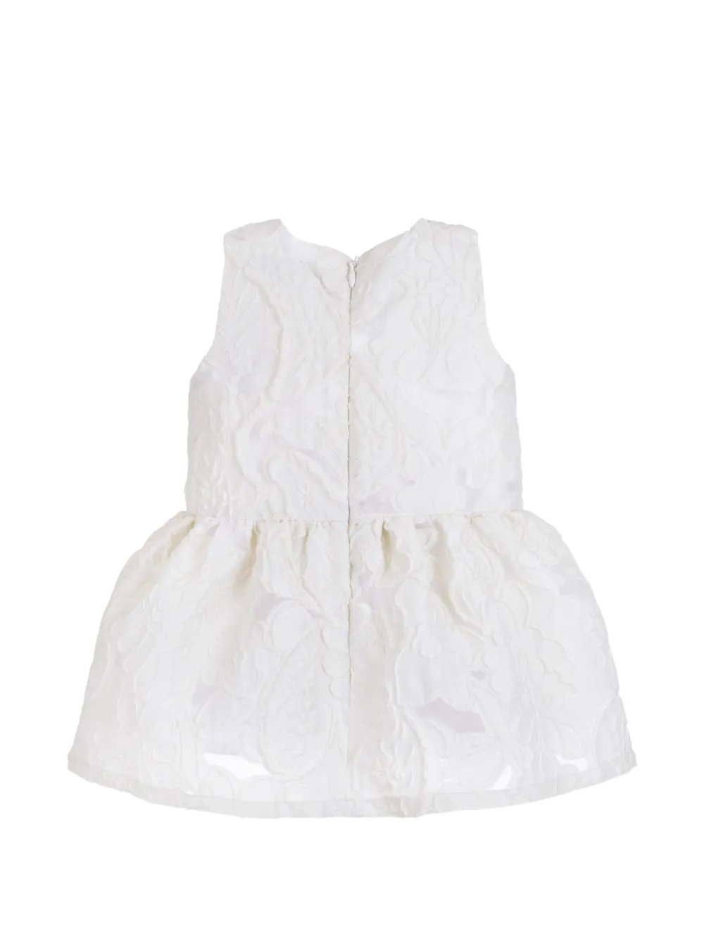 Bow-Detail Peplum Dress