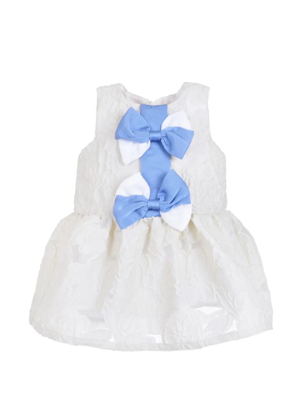 Hucklebones London bow-detail peplum dress - Toni neutri