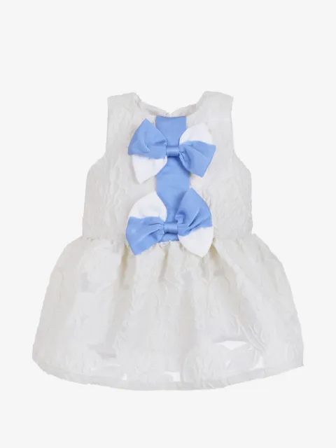 Hucklebones London bow-detail peplum dress