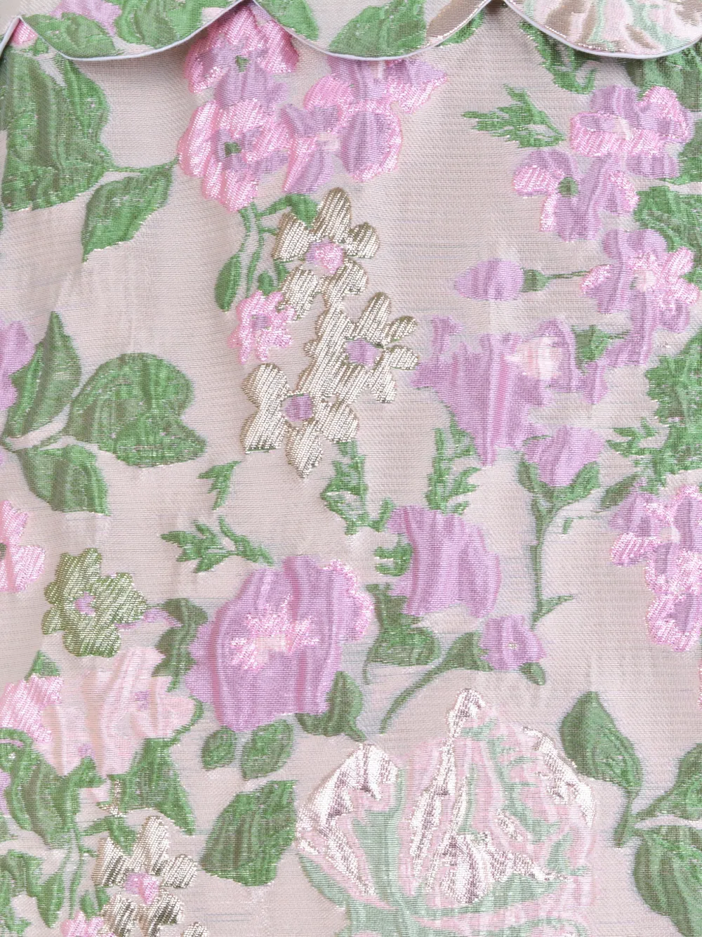 Floral-Jacquard Dress